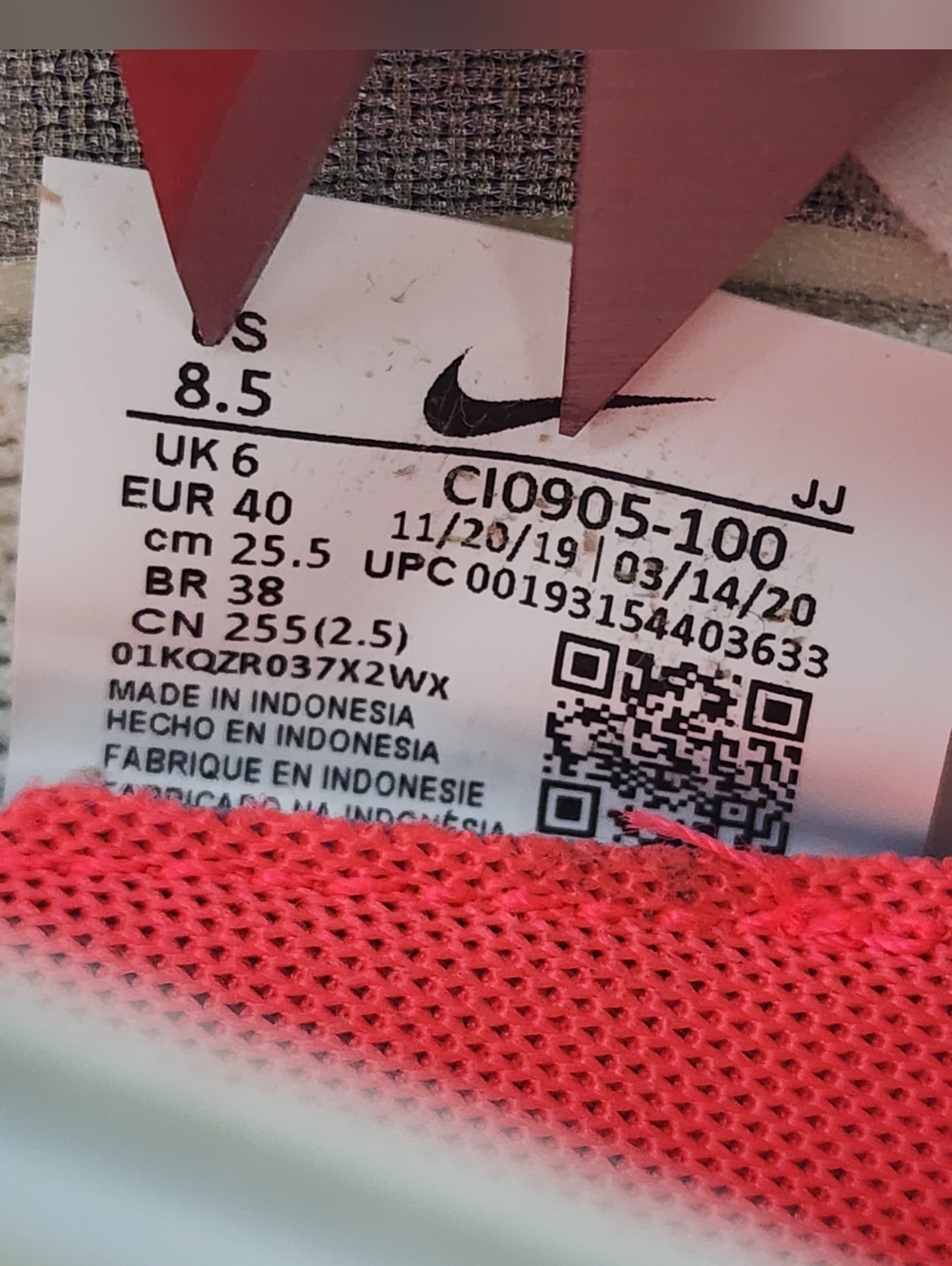 Nike Zoom Vista Lite, Womens 8.5 - Picture 10 of 10